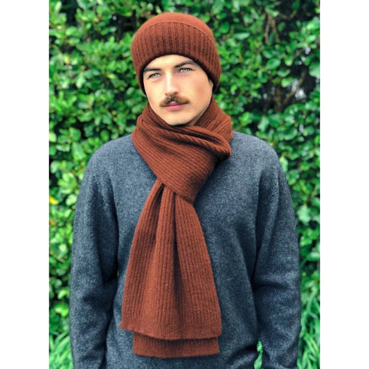 Lothlorian - Merino & Possum Turnback Scarf (9732)
