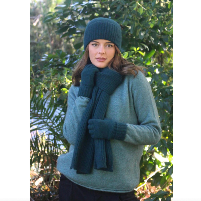 Lothlorian - Merino & Possum Turnback Scarf (9732) Tasman