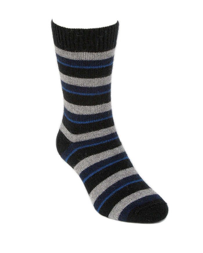 Pumpkin colour striped sock