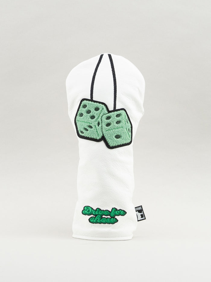 Lucky Green Dice Driver White