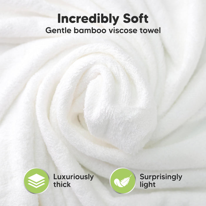 Incredibly Soft: Gentle bamboo viscose towel, Luxuriously thick, Surprisingly light