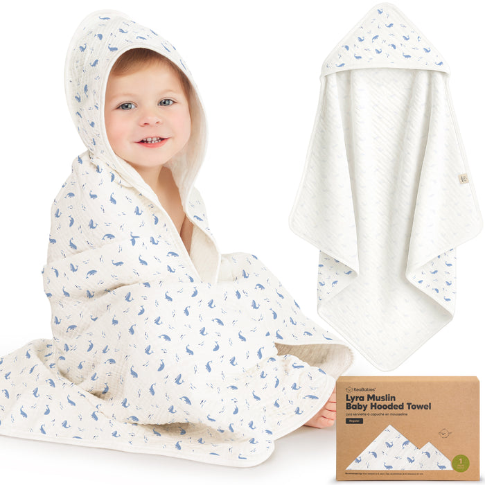 Lyra Muslin Hooded Towel