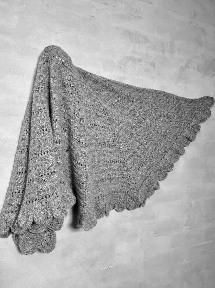 Margrethe shawl from Önling, No 1 knitting kit Knitting kits Önling - Katrine Hannibal