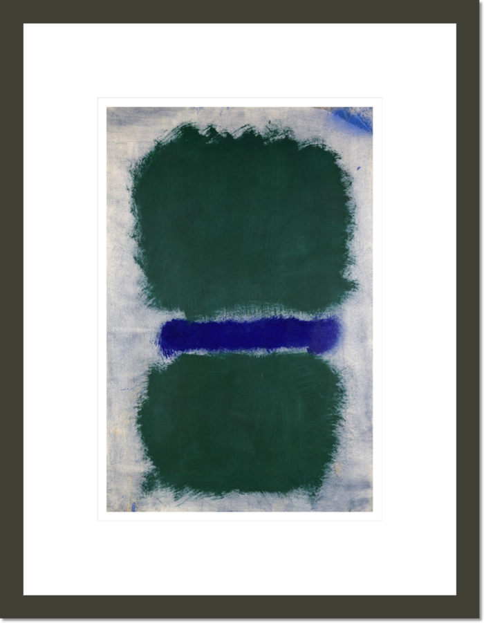 Mark Rothko "Untitled (Green Divided by Blue)" Made-to-Order Print