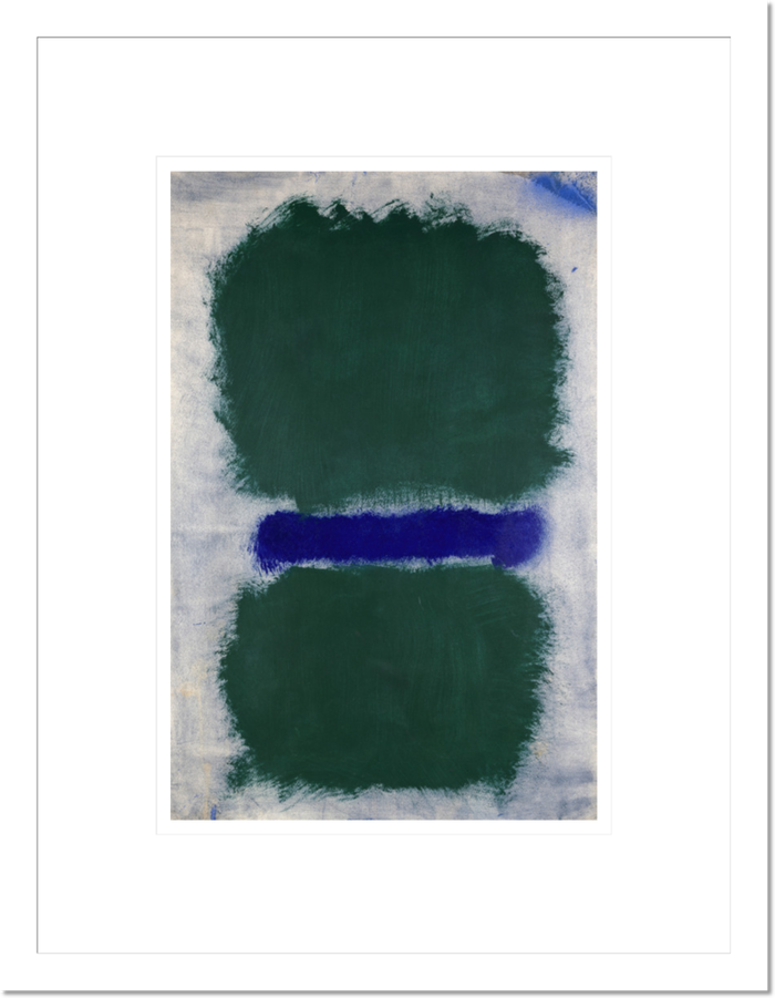 Mark Rothko "Untitled (Green Divided by Blue)" Made-to-Order Print