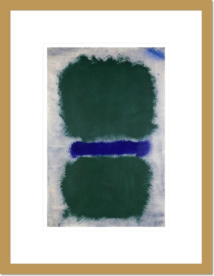 Mark Rothko "Untitled (Green Divided by Blue)" Made-to-Order Print