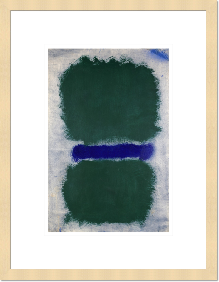 Mark Rothko "Untitled (Green Divided by Blue)" Made-to-Order Print