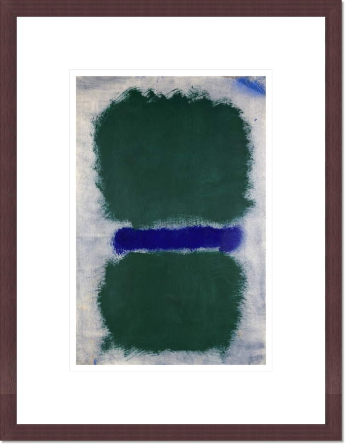 Mark Rothko "Untitled (Green Divided by Blue)" Made-to-Order Print