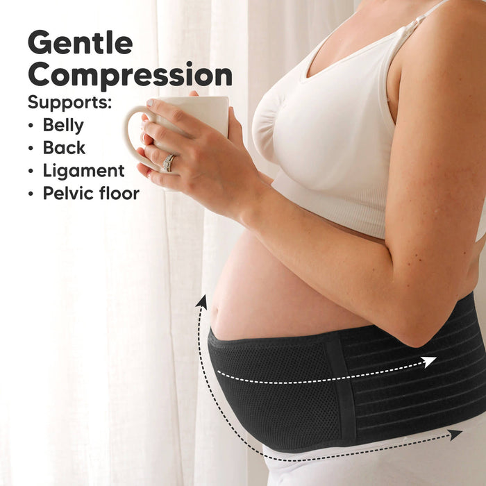 Gentle Compression: Supports Belly, Back, Ligament, Pelvic floor