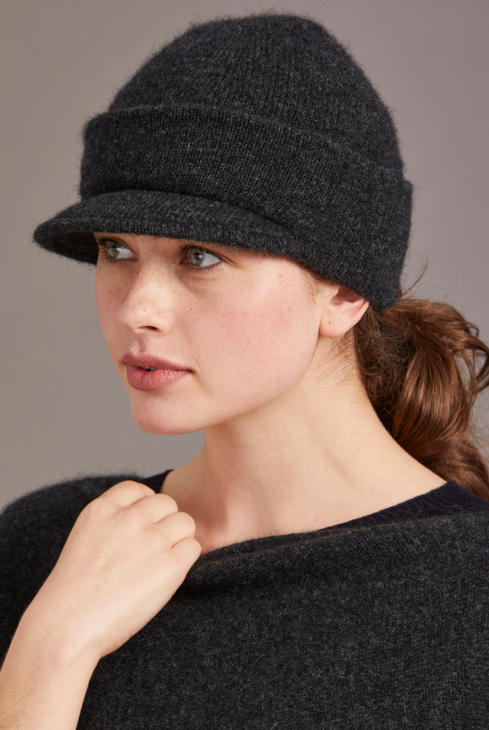 McDonald - Merino & Possum Cap with Peak (MD623)