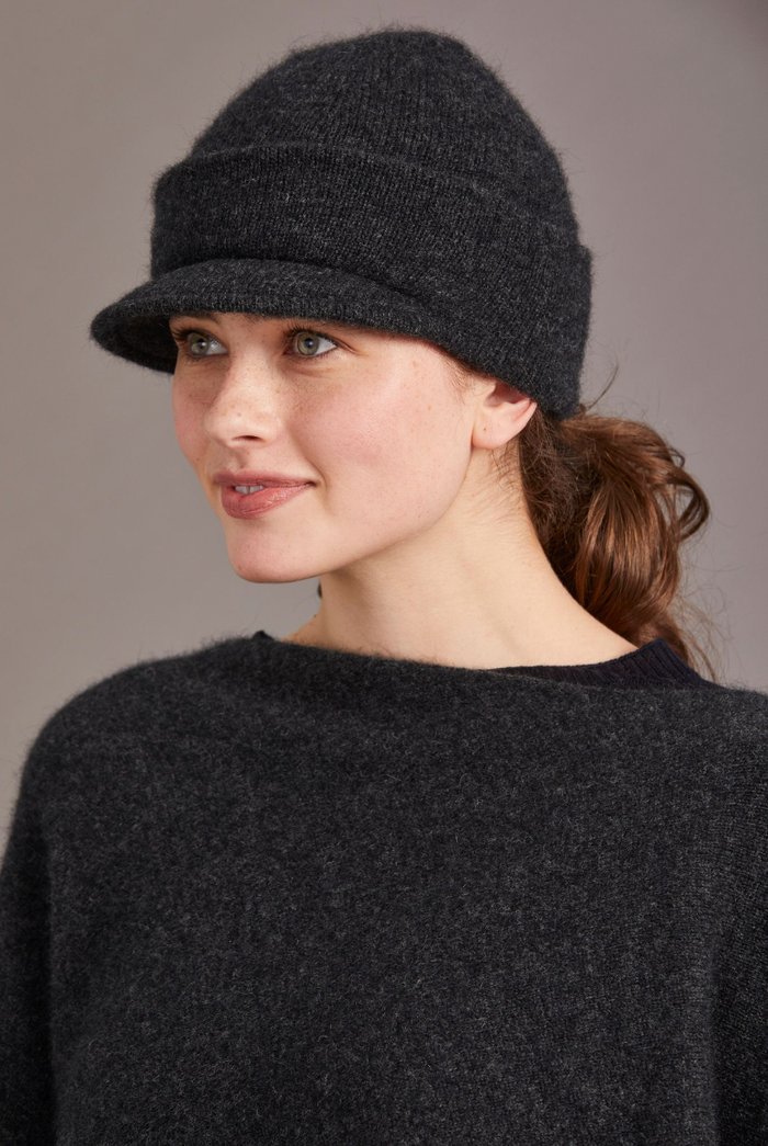 McDonald - Merino & Possum Cap with Peak (MD623)