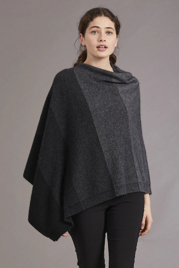 Monochrome colour Poncho