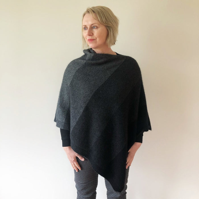 Monochrome colour Poncho