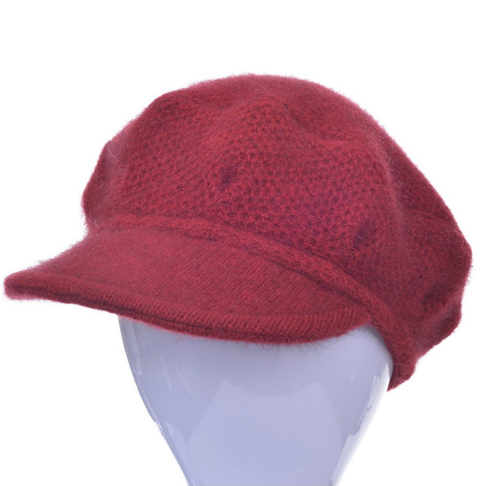 Soft peak hat in colour Red