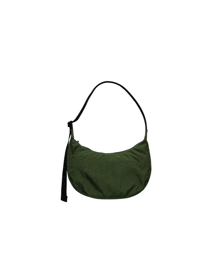 MEDIUM NYLON CRESCENT BAG KHAKI