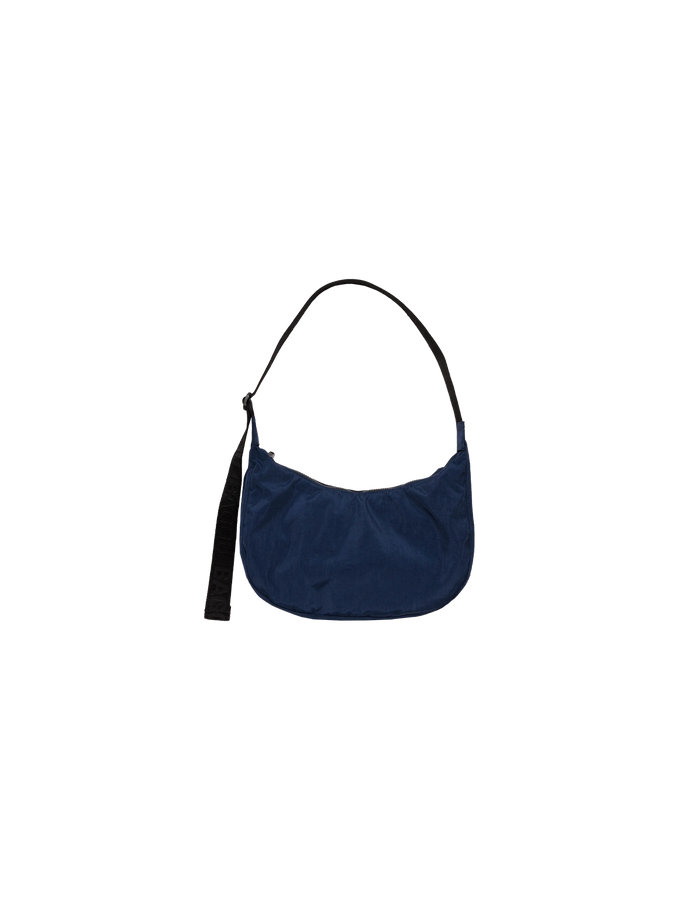 MEDIUM NYLON CRESCENT BAG NAVY