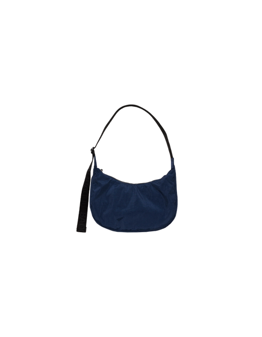 MEDIUM NYLON CRESCENT BAG NAVY