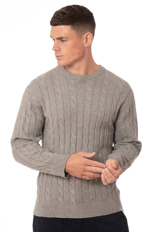 Men's Cable Knit Jumper