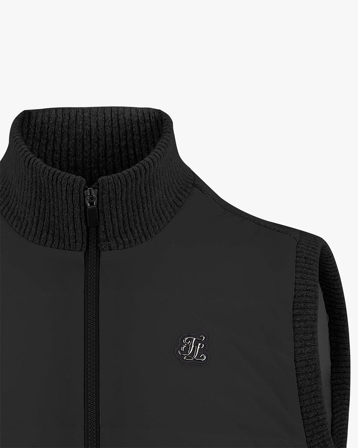 Men's Hybrid Padded Vest (Black)