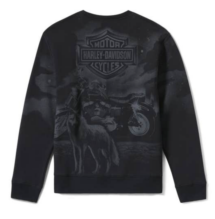 Mens Lone Wolf Lowrider Crewneck