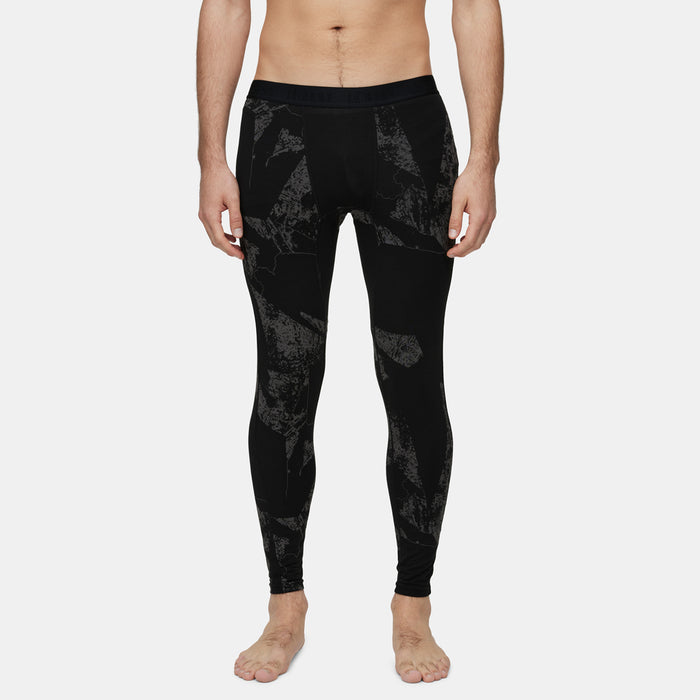Mens Merino Fractal Lightweight Base Layer Bottom