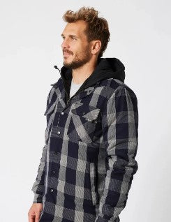 Men's Quilted Flannel Jacket