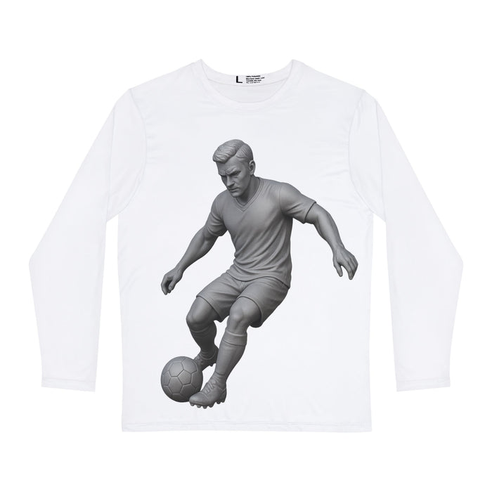 Men's quick-drying soccer shirt made from 100% polyester, breathable comfort for casual outfits, home comfort and match days.