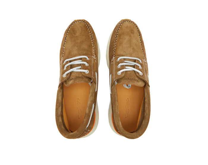 Merrimack Boat Shoe - Dark Sand Suede