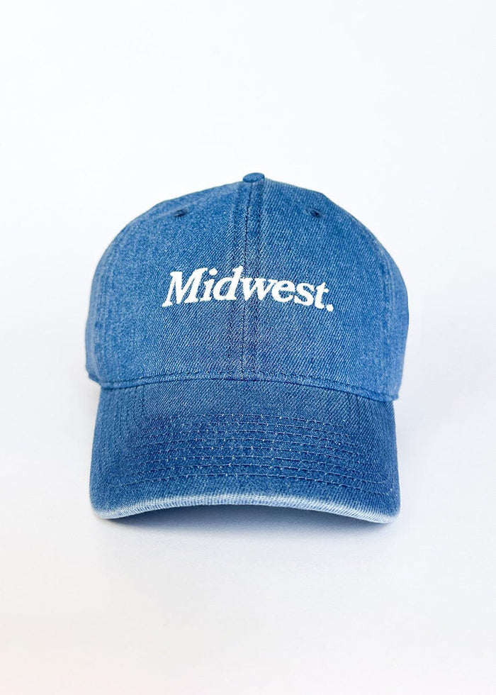 Midwest Dad Hat - Dark Denim