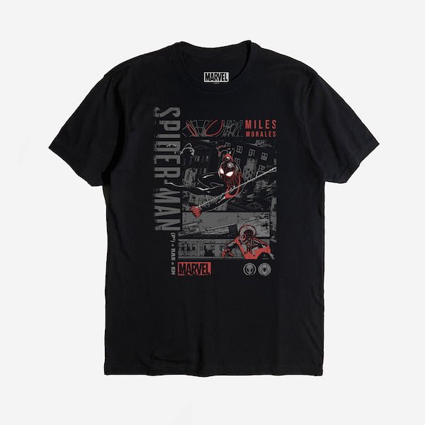 Miles Morales Comic Classic Comfort Tee - Heroes & Villains-Marvel-T-Shirt
