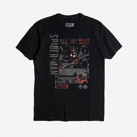 Miles Morales Comic Classic Comfort Tee - Heroes & Villains-Marvel-T-Shirt
