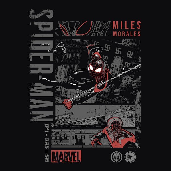 Miles Morales Comic Classic Comfort Tee - Heroes & Villains-Marvel-T-Shirt