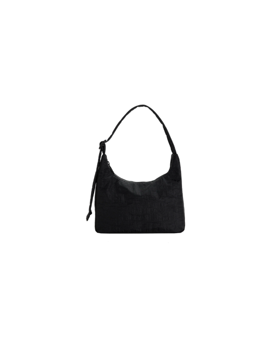MINI NYLON SHOULDER BAG BLACK