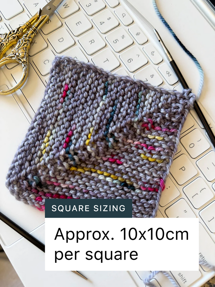 Mitred Squares Blanket Pattern