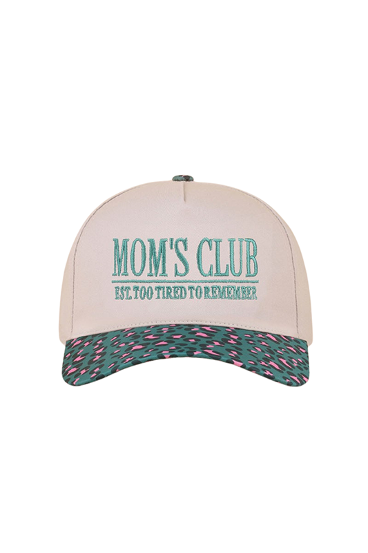 "Mom's Club" Ball Cap-Cougar-Cute-Trendy-Shop-Womens-Boutique-Clothing-Store