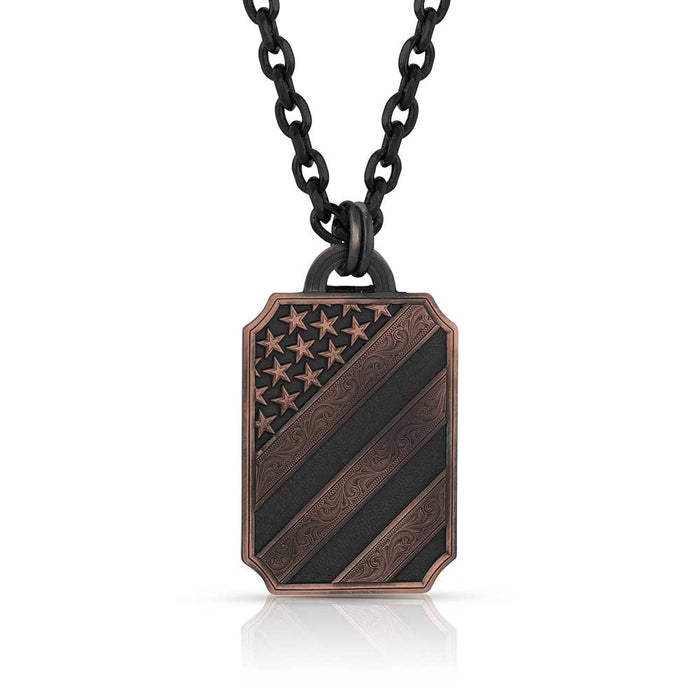Montana Silversmiths All American Bronze Necklace