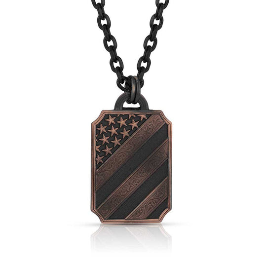 Montana Silversmiths All American Bronze Necklace