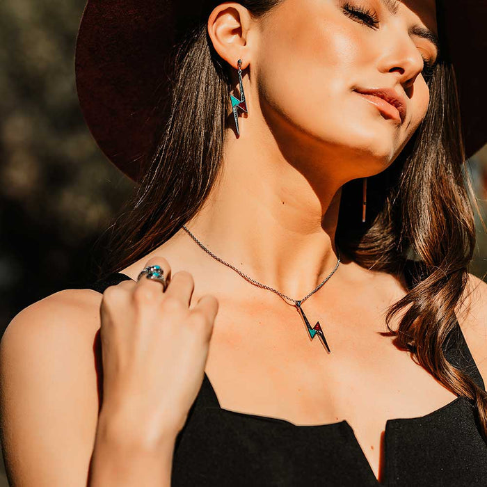 Montana Silversmiths Lightning Bolt Earrings
