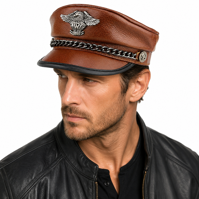 Cowhide Yellow Brown / L