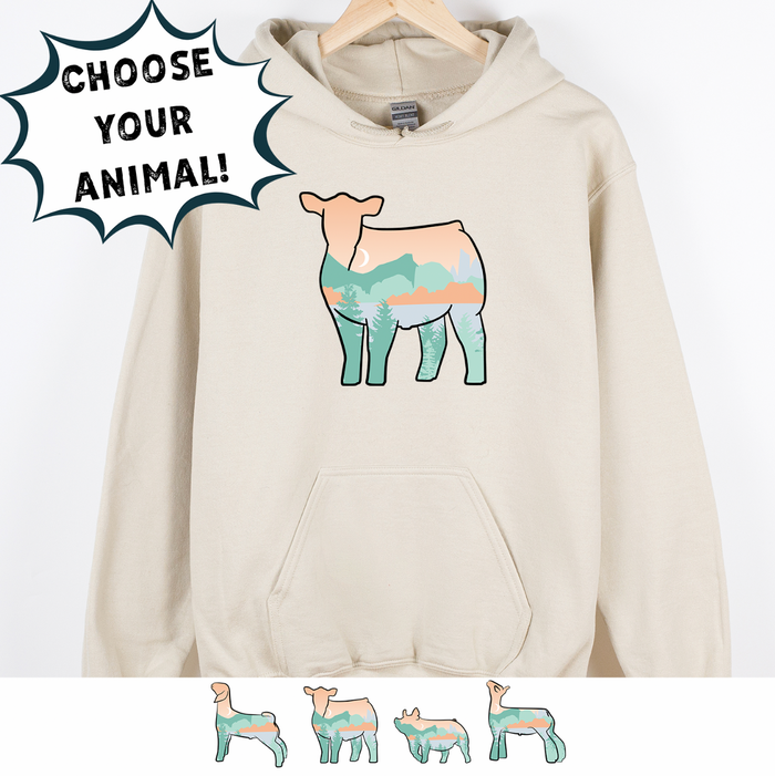 MOUNTAIN ANIMALS - CHOOSE YOUR ANIMAL – Hoodie
