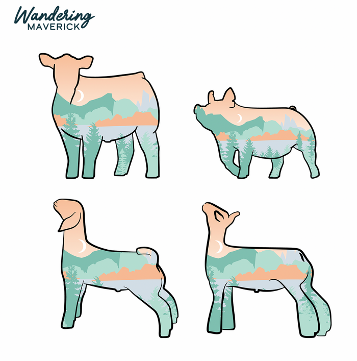 MOUNTAIN ANIMALS - CHOOSE YOUR ANIMAL – Infant/Toddler/Youth