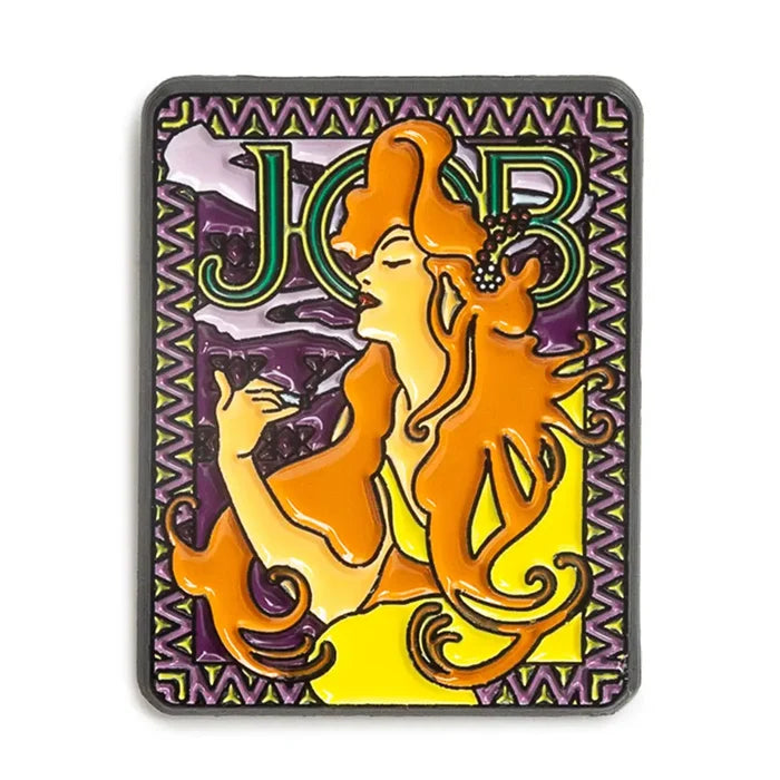 Mucha JOB Enamel Pin