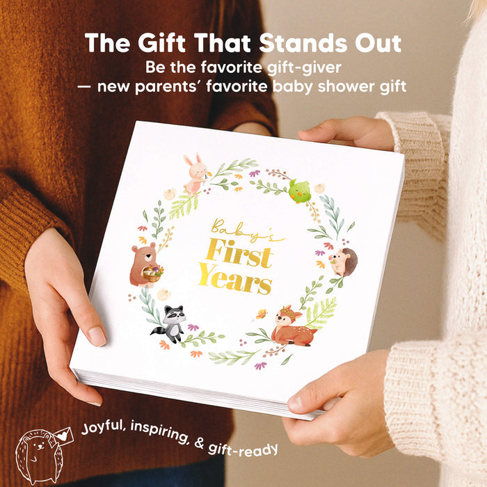 The Gift That Stands Out
Be the favorite gift-giver
— new parents’ favorite baby shower gift

Joyful, inspiring, & gift-ready