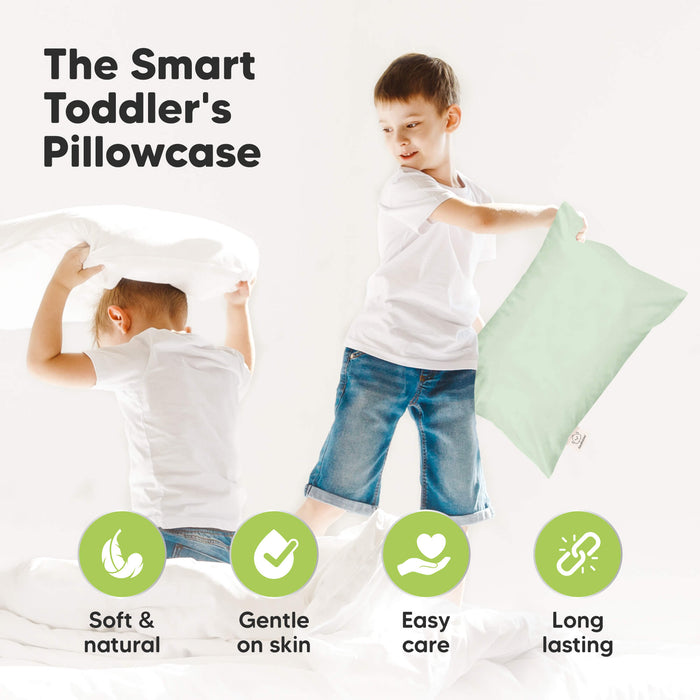 The Smart Toddler's Pillowcase - Soft & natural, Gentle on skin, Easy care, and Long lasting