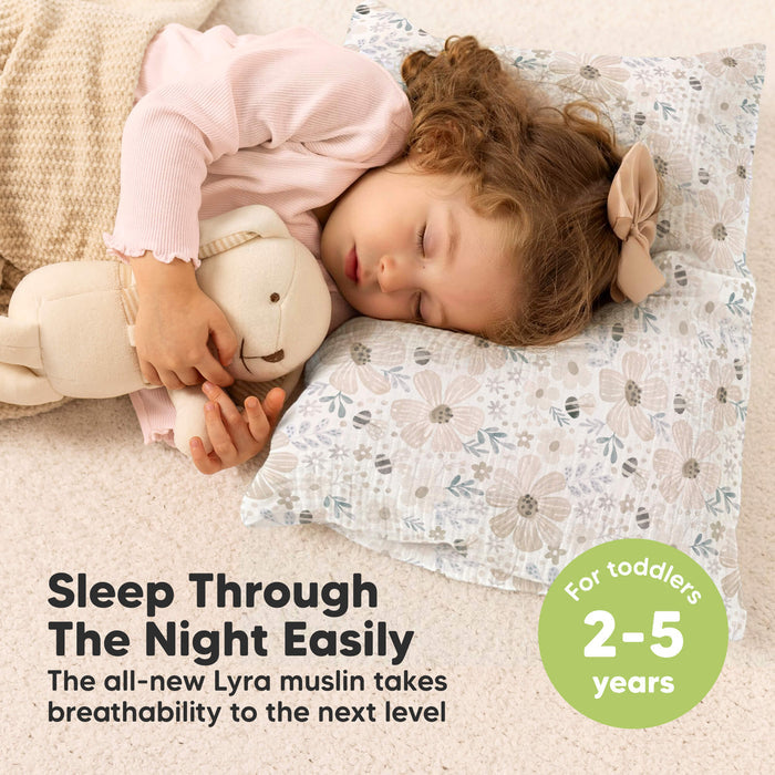 Sleep Through The Night Easily, The all-new Lyra muslin takes breathability to the next level, For Toddlers 2-5 years