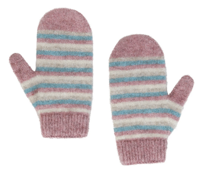 Child's Merino -possum mitten in Lily