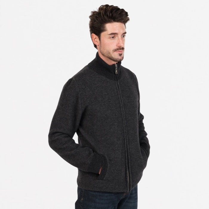Native World - Men's Textured Full Zip Jacket