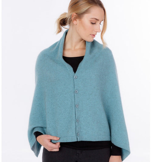 Native World - Merino & Possum Anyway Wrap (NE557)Topaz