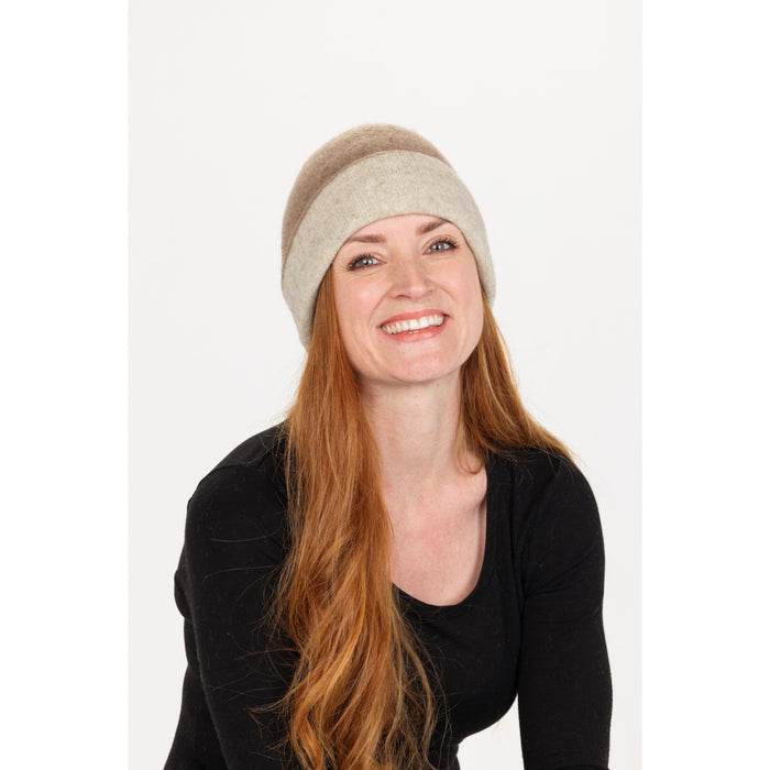 Native World - Merino & Possum Reversible Beanie (NX740)