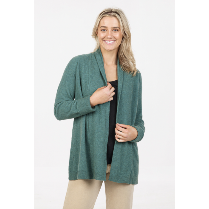 Native World - Merino & Possum Wrap Jacket (NB498)Mist